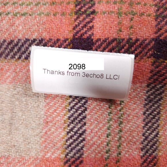 LL Bean Favorite Fit Plaid Pencil Skirt Womens 12 Wool Nylon Blend Lined Preppy - Picture 15 of 15